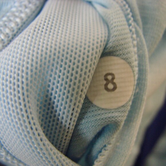 Lululemon Blue Enhearten Tank Yoga Crisscross Back Like New Size 8 - Picture 7 of 16